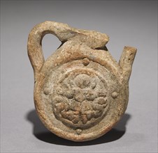 Pilgrim's Flask with Saint Menas, 400-600. Creator: Unknown.