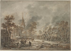 Pillaging Soldiers, 1794. Creator: Dirk Langendijk (Dutch, 1748-1805).