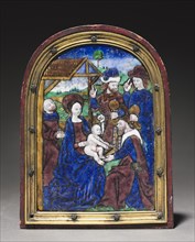 Plaque: Adoration of the Magi, c. 1480-1500. Creator: Monvaerni Master (French).