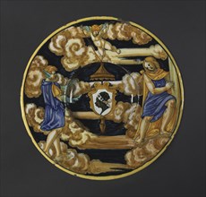 Plate with the Arms of the Pucci Family, 1532. Creator: Francesco Xanto Avelli (Italian, 1486/87-c. 1544).