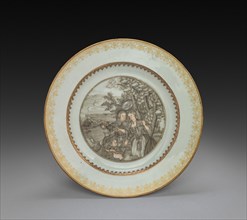 Plate, c. 1750-1760. Creator: Bernard Picart (French, 1673-1733), after a design by.