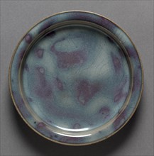 Plate: Jun Ware, 1100s-1200s. Creator: Unknown.
