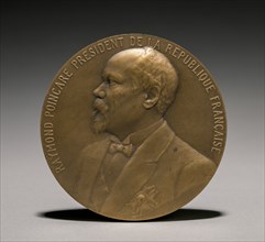 Poincarè Medal (obverse), 1900s. Creator: Léon Julien Deschamps (French, 1860-1928).