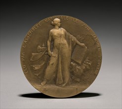 Poincarè Medal (reverse), 1900s. Creator: Léon Julien Deschamps (French, 1860-1928).