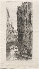 Ponte del Pistor, Venice, 1880. Creator: Otto H. Bacher (American, 1856-1909).