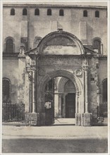 Porte Bachelier, Eglise Saint-Sernin, Toulouse (Haute-Garonne), 1851. Creator: Auguste Mestral (French, 1812-1884), and ; Gustave Le Gray (French, 1820-1884).