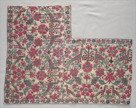 Portion of a Bed Sheet or Valance, 1500s - 1600s. Creator: Unknown.