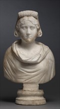Portrait Bust of an Aristocratic Woman, 280-290. Creator: Unknown.
