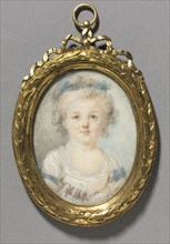 Portrait of a Little Girl, c. 1785. Creator: Anne-Marie Fragonard (French, 1745-1823), attributed to.