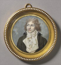 Portrait of a Man , 1794-1795. Creator: François Dumont (French, 1751-1831).