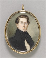 Portrait of a Man, 1836. Creator: William Lockwood (American, 1834-1847).