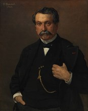 Portrait of a Man, 1868. Creator: Léon Bonnat (French, 1833-1922).