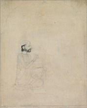Portrait of a Seated Man, c. 1830-1850. Creator: Unknown.