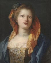 Portrait of a Woman, 1762-1770. Creator: Giovanni Domenico Tiepolo (Italian, 1727-1804).