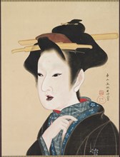 Portrait of a Woman, 1800s. Creator: Gion Seitoku (Japanese, 1781-1829?).