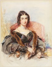 Portrait of a Woman, c. 1830-1835. Creator: George Richmond (British, 1809-1896).