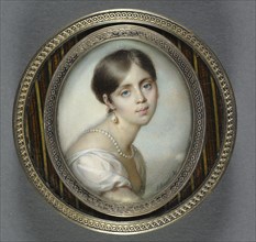 Portrait of a Young Woman in White, 1805. Creator: Jean-Urbain Guérin (French, 1760-1836).