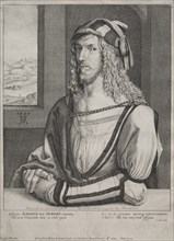 Portrait of Albrecht Dürer, at the age of 26, 1645. Creator: Wenceslaus Hollar (Bohemian, 1607-1677).