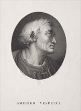 Portrait of Amerigo Vespucci. Creator: Michele Bisi (Italian, c. 1788-1874).
