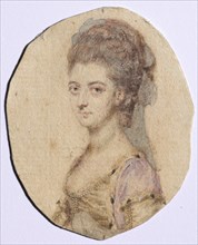 Portrait of Charlotte Bertie, née Warren, 4th Countess of Abingdon, 1778. Creator: John I Smart (British, 1741-1811).