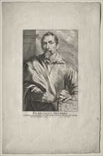 Portrait of Frans Snyders. Creator: Anthony van Dyck (Flemish, 1599-1641); Jacobus Neeffs (Flemish, 1610-aft1660), and.