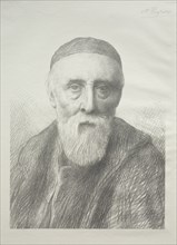 Portrait of George Frederic Watts (2nd Plate). Creator: Alphonse Legros (French, 1837-1911).