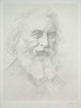 Portrait of Henry Wadsworth Longfellow (2nd Plate). Creator: Alphonse Legros (French, 1837-1911).