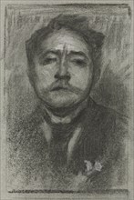 Portrait of Jean Ajalbert, c. 1893. Creator: Eugène Carrière (French, 1849-1906).