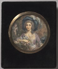 Portrait of Mademoiselle Colombi, 1788. Creator: Jacques Delusee (French, 1757-1833).