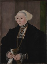 Portrait of Maria Kitscher, Frau von Freyberg, 1545. Creator: Hans Mielich (German, 1516-1573).
