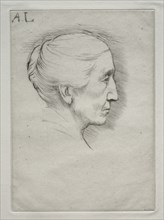 Portrait of Mme. Emily Hughes (1st Plate). Creator: Alphonse Legros (French, 1837-1911).