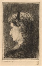 Portrait of Mrs. Israëls, 1875. Creator: Jozef Israëls (Dutch, 1824-1911).