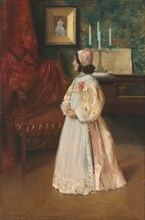 Portrait of My Daughter Alice, c. 1895. Creator: William Merritt Chase (American, 1849-1916).