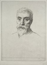 Portrait of Sir Hiram S. Maxim. Creator: Alphonse Legros (French, 1837-1911).