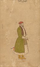 Portrait of the Courtier Mirza Muizz, c. 1680-1700. Creator: Unknown.
