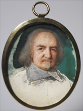 Portrait of Thomas Hobbes, c. 1660. Creator: Samuel Cooper (British, 1608/09-1672).