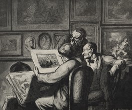 Print Enthusiasts. Creator: Honoré Daumier (French, 1808-1879).