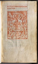 Printed Book of Hours (Use of Rome), 1510. Creator: Guillaume Le Rouge (French, Paris, active 1493-1517).