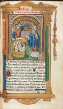 Printed Book of Hours (Use of Rome): fol. 105r, St. Nicholas, 1510. Creator: Guillaume Le Rouge (French, Paris, active 1493-1517).