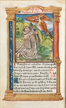 Printed Book of Hours (Use of Rome): fol. 106v, St. Francis of Assisi, 1510. Creator: Guillaume Le Rouge (French, Paris, active 1493-1517).