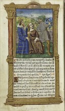 Printed Book of Hours (Use of Rome): fol. 111v, St. Apollonia, 1510. Creator: Guillaume Le Rouge (French, Paris, active 1493-1517).