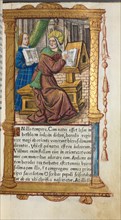 Printed Book of Hours (Use of Rome): fol. 19r, St. Matthew, 1510. Creator: Guillaume Le Rouge (French, Paris, active 1493-1517).