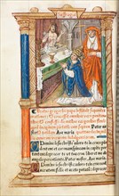 Printed Book of Hours (Use of Rome): fol. 96v, Mass of St. Gregory, 1510. Creator: Guillaume Le Rouge (French, Paris, active 1493-1517).