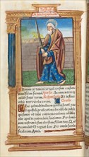 Printed Book of Hours (Use of Rome): fol. 99v, St. Paul, 1510. Creator: Guillaume Le Rouge (French, Paris, active 1493-1517).