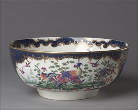 Punch Bowl, c. 1770. Creator: Worcester Porcelain Factory (British).
