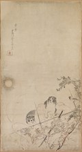 Puppies, Sparrows and Chrysanthemums, 1754-1799. Creator: Unknown.