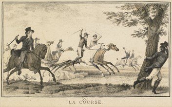 Racing Scenes: The Race (Scènes Hippiques: La course). Creator: Carle Vernet (French, 1758-1836).