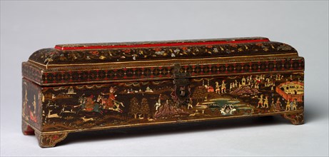 Rajput Box with Various Scenes, c. 1800. Creator: Unknown.