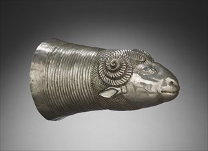 Ram-Head Drinking Vessel, c. 600 BC. Creator: Unknown.