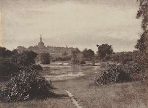 Rangoon. View Near the Lake, 1855. Creator: Captain Linnaeus Tripe (British, 1822-1902).